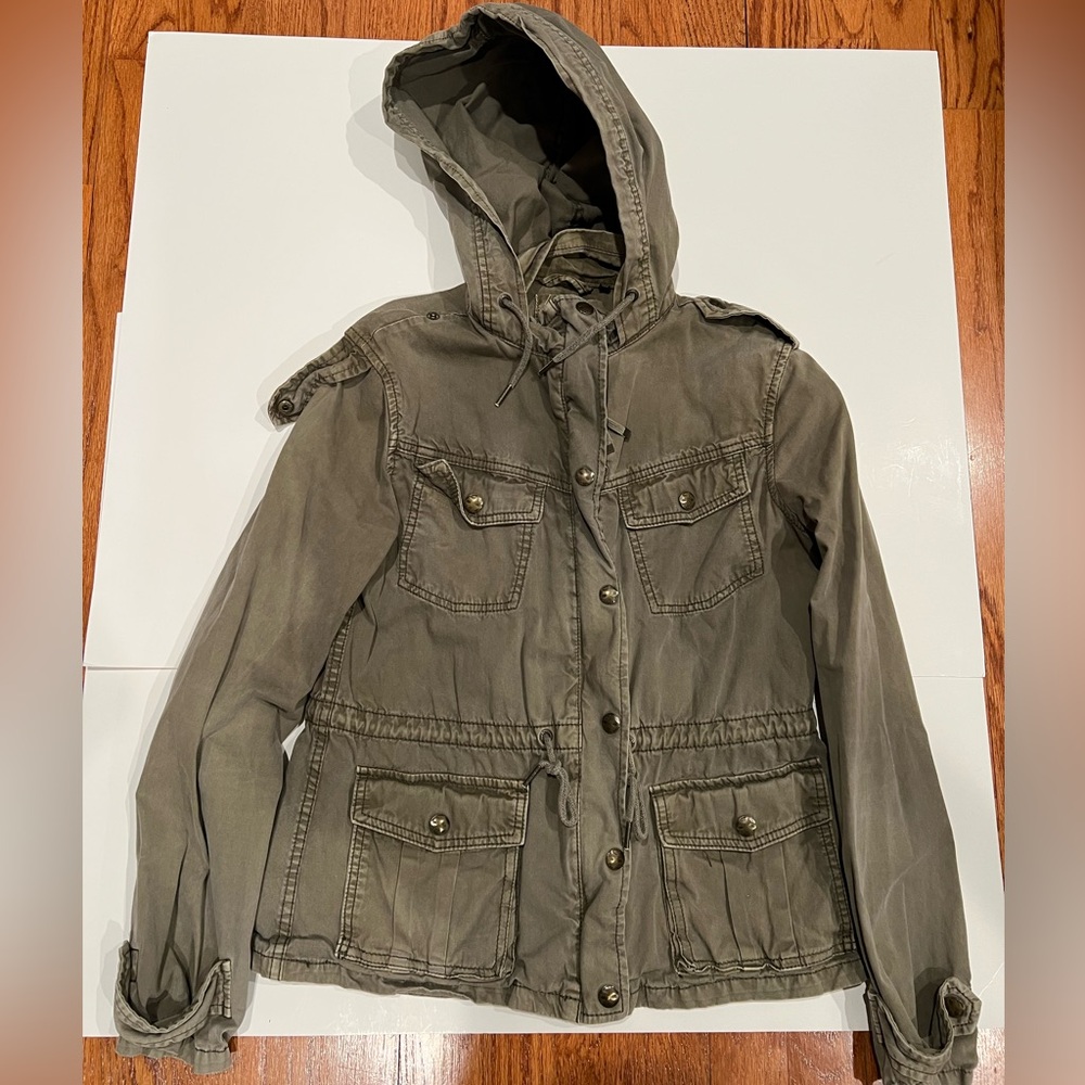 Talula Gray Utility Jacket